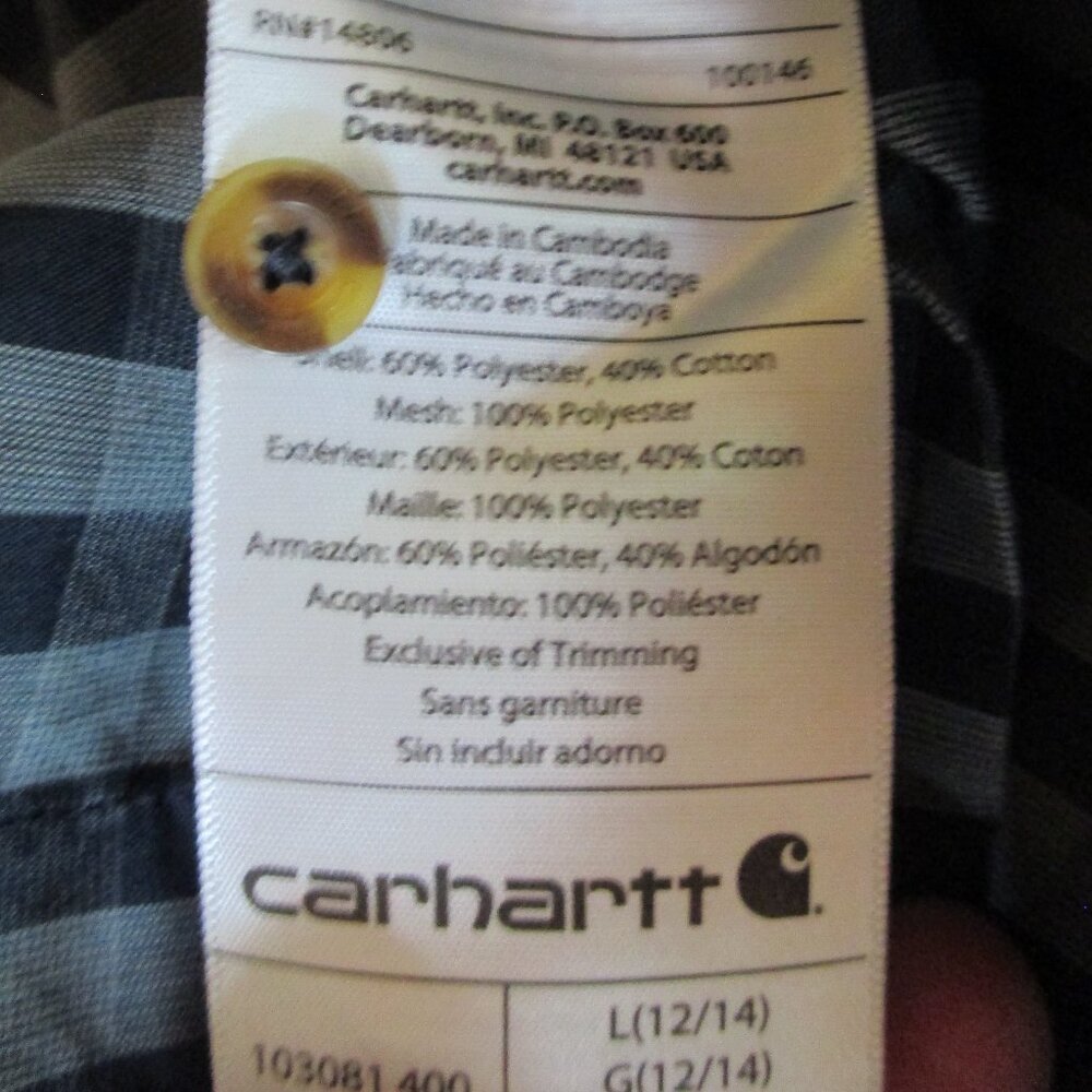 NEW Carhartt Long Sleeve & T-shirt Combo Womens Large - Picture 7 of 10